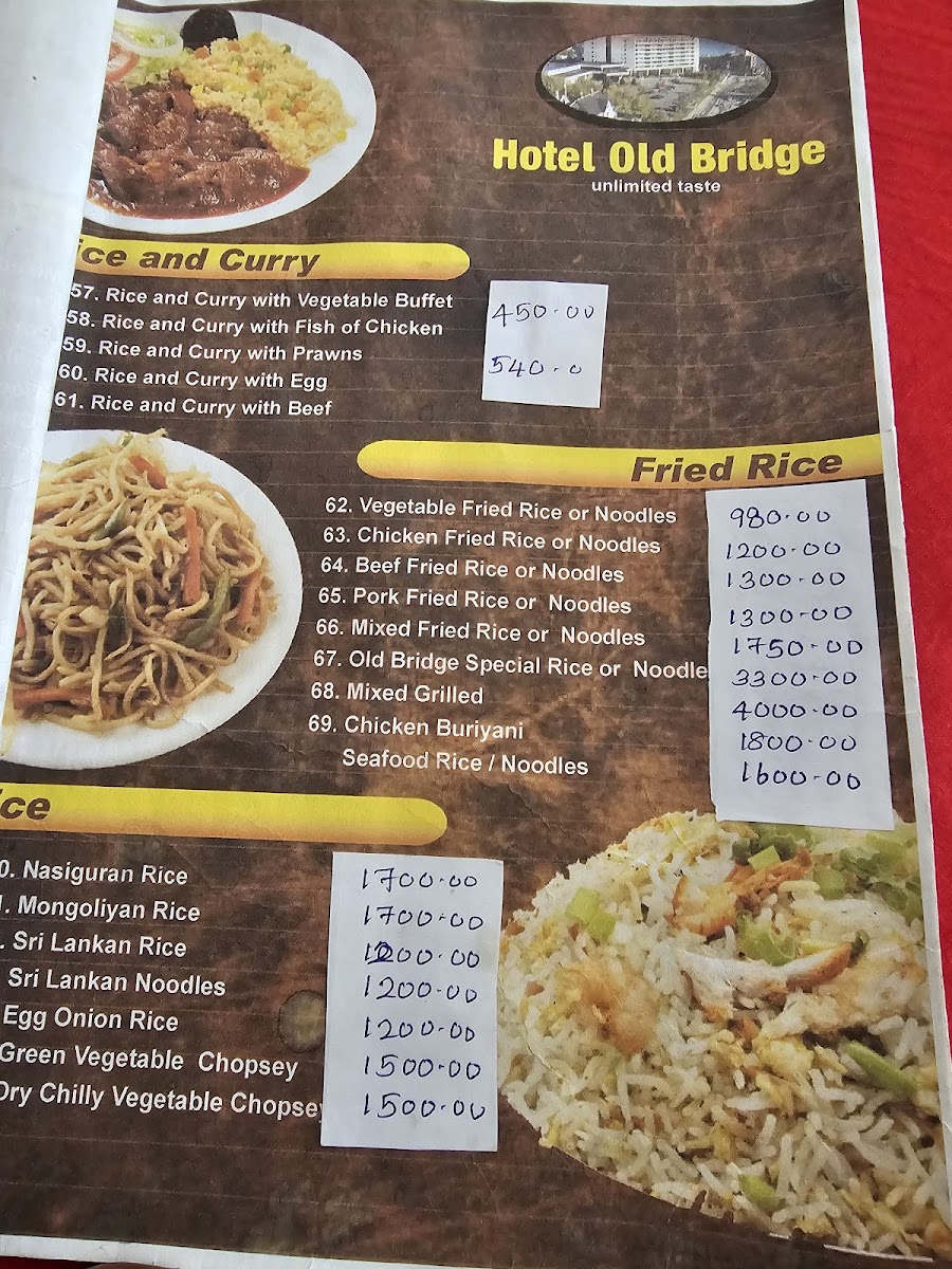 Menu Old Bridge Restaurant And Bar-3