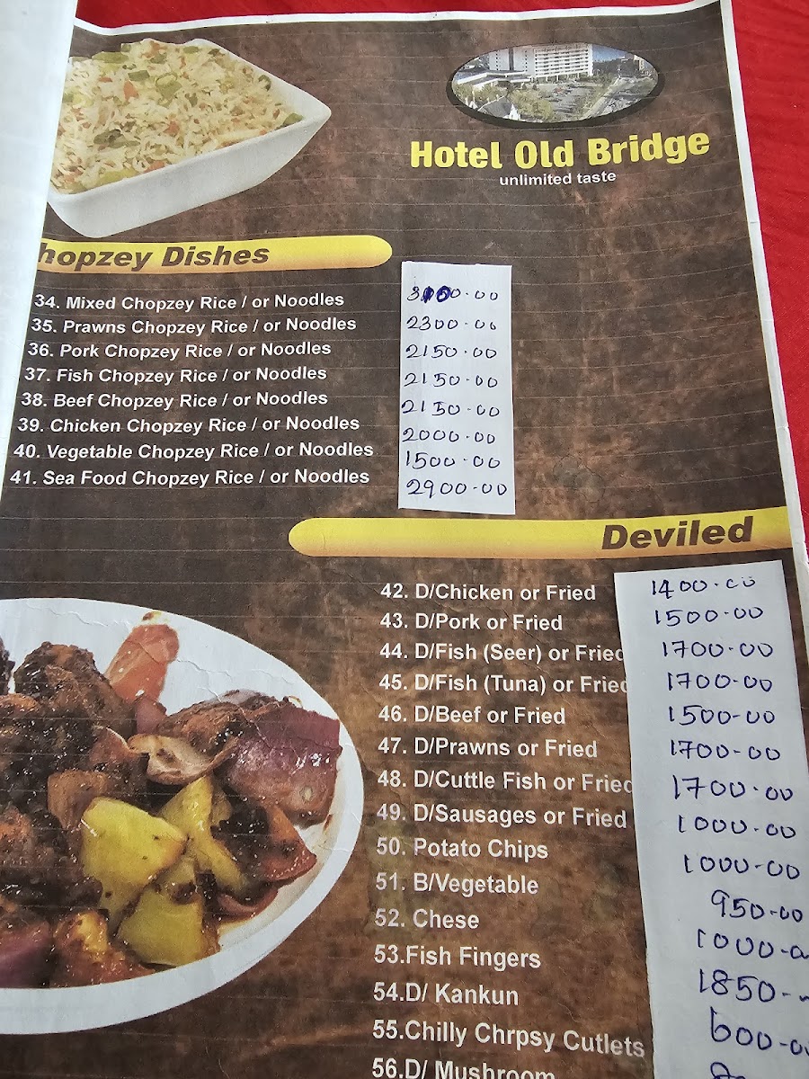 Menu Old Bridge Restaurant And Bar-4