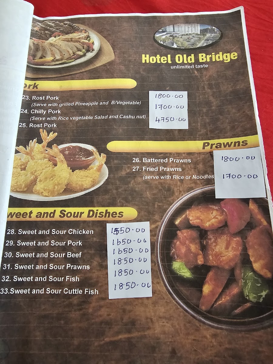 Menu Old Bridge Restaurant And Bar-6
