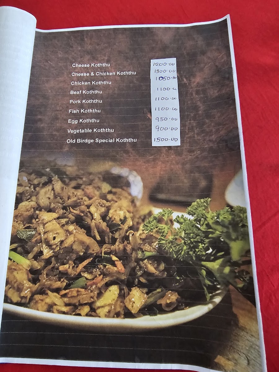 Menu Old Bridge Restaurant And Bar-8